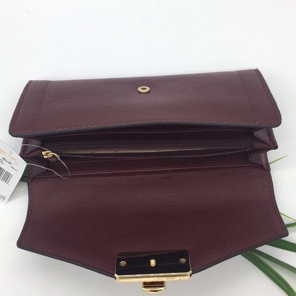 Michael Kors KINSLEY LG Carryall Leather Merlot - Picture 6 of 8